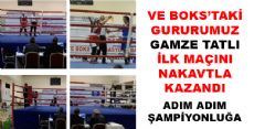 GAMZE TATLI İLK RAKİBİNİ NAKAVTLA GEÇTİ