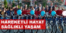 HAREKETLİ HAYAT İÇİN BİSİKLET DAĞITILDI