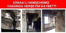 HEMŞEHRİMİZ EV YANGININDA HERŞEYİNİ KAYBETTİ