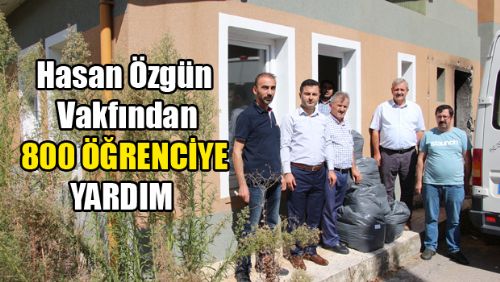 Hasan Özgün Vakfından Öğrencilere Yardım