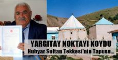 Hubyar Sultan Tekkesi'nin Tapusu