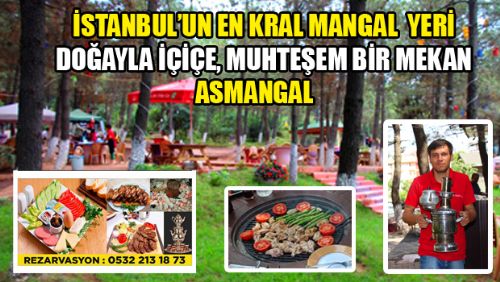 İSTANBUL'UN EN KRAL MANGAL YERİ ASMANGAL