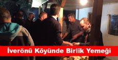 İverönü Köylüleri Yemekte Buluştu