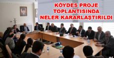 KÖYDES PROJESİ İLK TOPLANTISI YAPILDI