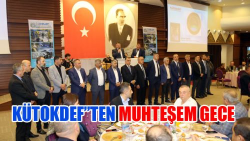 KÜÇÜKÇEKMECE TOKAT DERNEKLER FEDERASYONUNDAN MUHTEŞEM GECE