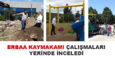 Kaymakam Demir Çalışmaları Yerinde İnceledi