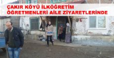 MÜDÜR VE ÖĞRETMENLERDEN AİLE ZİYARETİ