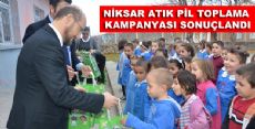 NİKSAR ATIK PİL TOPLAMA KAMPANYASI SONUÇLANDI