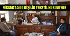 NİKSAR'A BİR YATIRIM DAHA