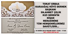 NİŞAN TÖRENİNE DAVET