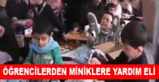 Öğrencilerden Miniklere Yardım Eli