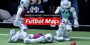 Robot futbol takımlarından gösteri maçı