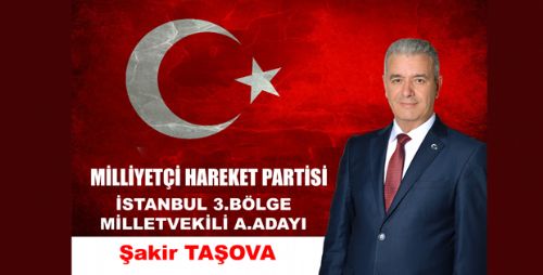 ŞAKİR TAŞOVA A.ADAYLIĞINI AÇIKLADI