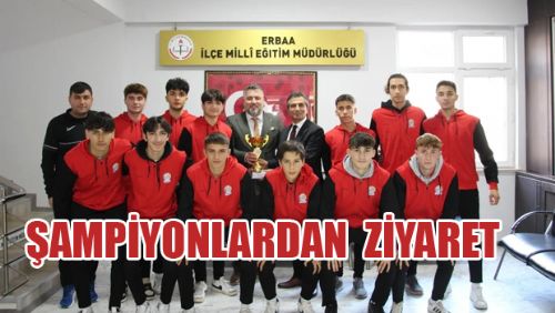 ŞAMPİYONUN ADI ERBAA AÇI LİSESİ FUTSAL TAKIMI