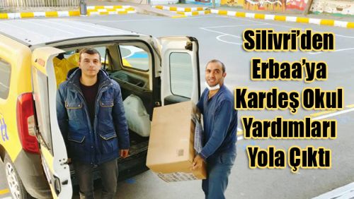 Silivri'den Erbaa'ya Kardeş Okul Yardımı
