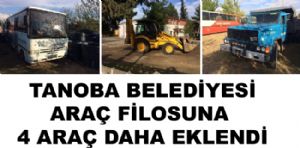 TANOBA BELEDİYESİNE İL ÖZEL İDAREDEN 4 ARAÇ