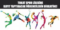 TOKAT MERKEZ SPOR LİSESİ BAŞVURULARI