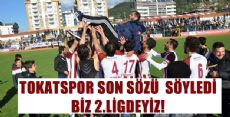 TOKATSPOR LİGDE  KALMAYI GARANTİLEDİ