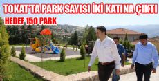 TOKAT’TA PARK SAYISI HER GEÇEN GÜN ARTIYOR