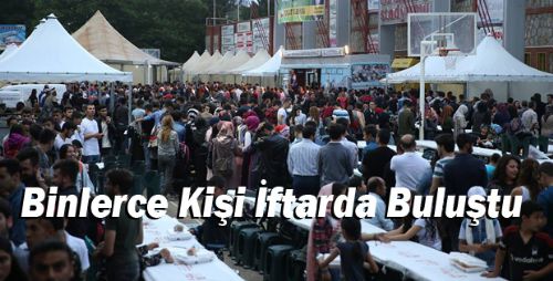 Tokat'ta 2 Bin 500 Kişi Birlikte İftar Yaptı