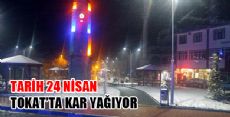 Tokat'ta Kar Yağışı