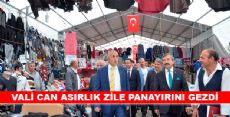 VALİ  CAN ASIRLIK ZİLE PANAYIRINI ZİYARET ETTİ