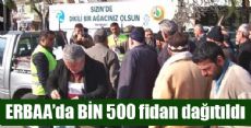 Vatandaşa Bin 500 Fidan