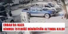 Yaşlı Kadın Minibüsün Altında Kaldı