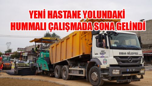 Yeni hastane yolunda sona gelindi