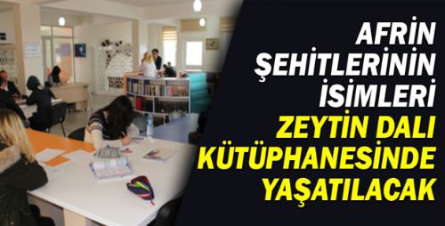 Zeytin Dalı Kütüphanesi Erbaa'da