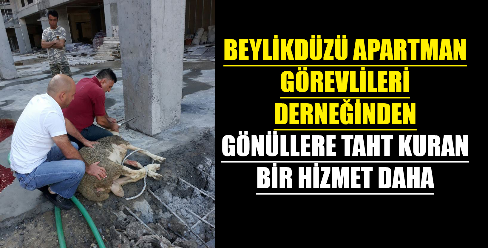 BEYLİKDÜZÜ APARTMAN GÖREVLİLERİ DERNEĞİNDEN 3 YILDIR SÜRE GELEN BİR GELENEK