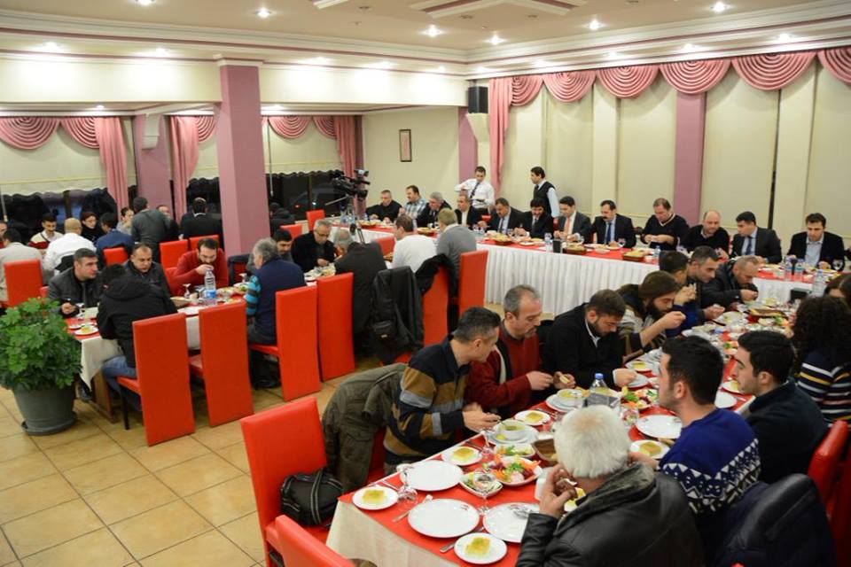 BAŞKAN EROĞLU, BASIN MENSUPLARIYLA BİR ARAYA GELDİ