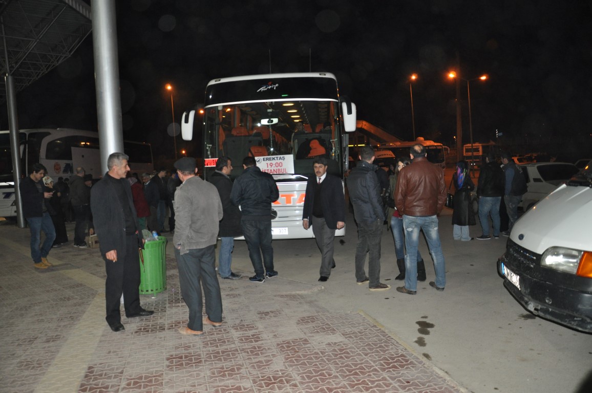 ERBAA'DA YARIYIL TATİLİ OTOBÜS FİRMALARININ YÜZÜNÜ GÜLDÜRDÜ