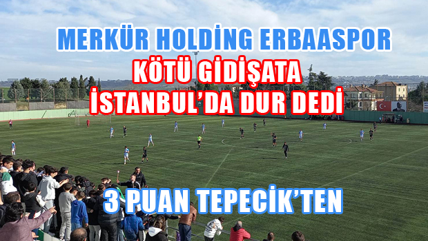 ERBAASPOR 9 HAFTA SONRA 3 PUAN HASRETİNİ SONLANDIRDI