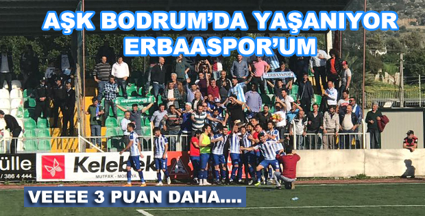 ERBAASPOR ZİRVEYİ YERİNDEN OYNATTI