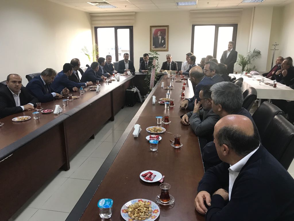 ERDEF'TEN BAŞAKŞEHİR BELEDİYESİ BAŞKAN YARDIMCILIĞINA ATANAN MUAMMER ÇINAR'A ZİYARET