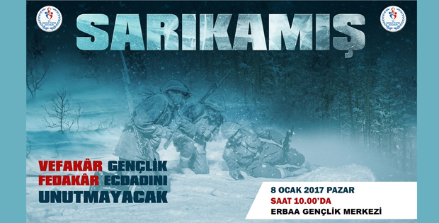 Erbaa Sarıkamış Şehitleri'ni Anma Yürüyüşüne Davetlisiniz