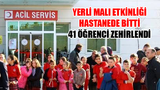 Erbaa'da 41 Öğrenci Hastanelik Oldu