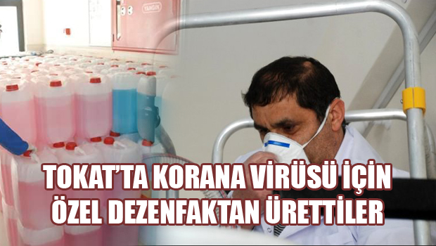 Korona virüsüne karşı okulda dezenfektan üretimi
