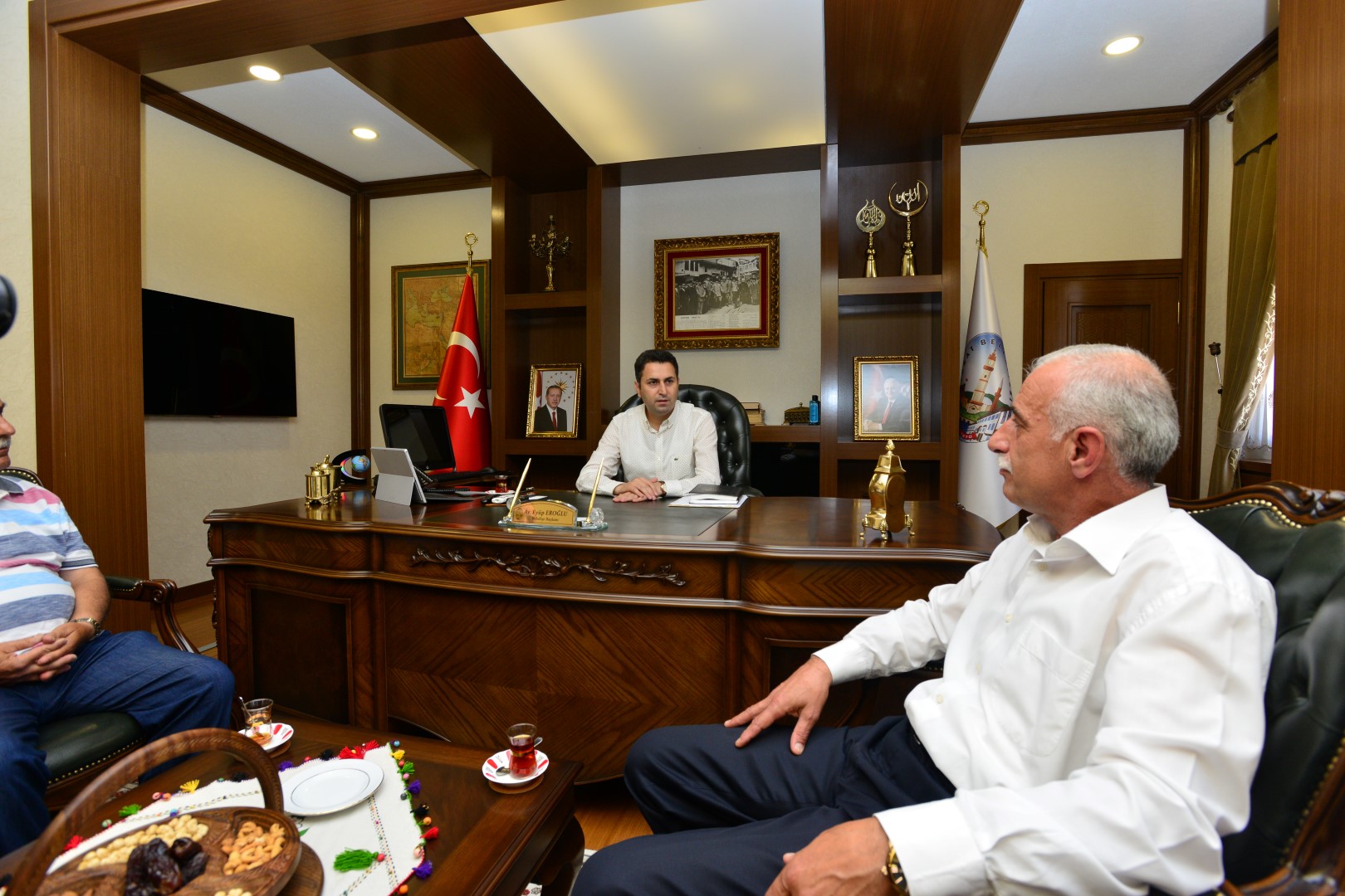 Muhtarlardan Eroğlu'na Ziyaret