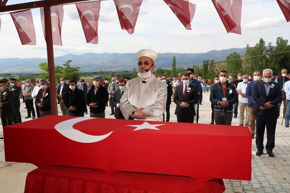 ŞEHİDİMİZ PİYADE UZMAN ÇAVUŞ UĞUR BORA EBEDİYETE UĞURLANDI