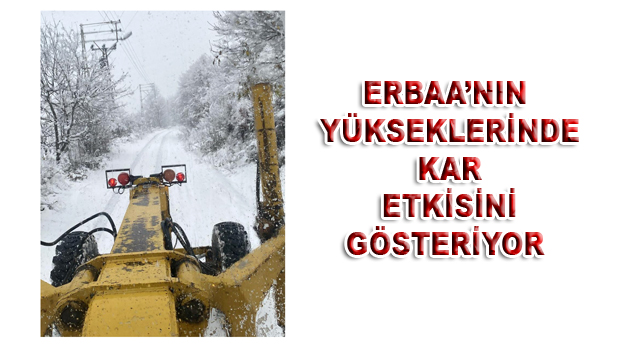 Erbaa'nın Yükseklerinde Kar Sezonu Açıldı