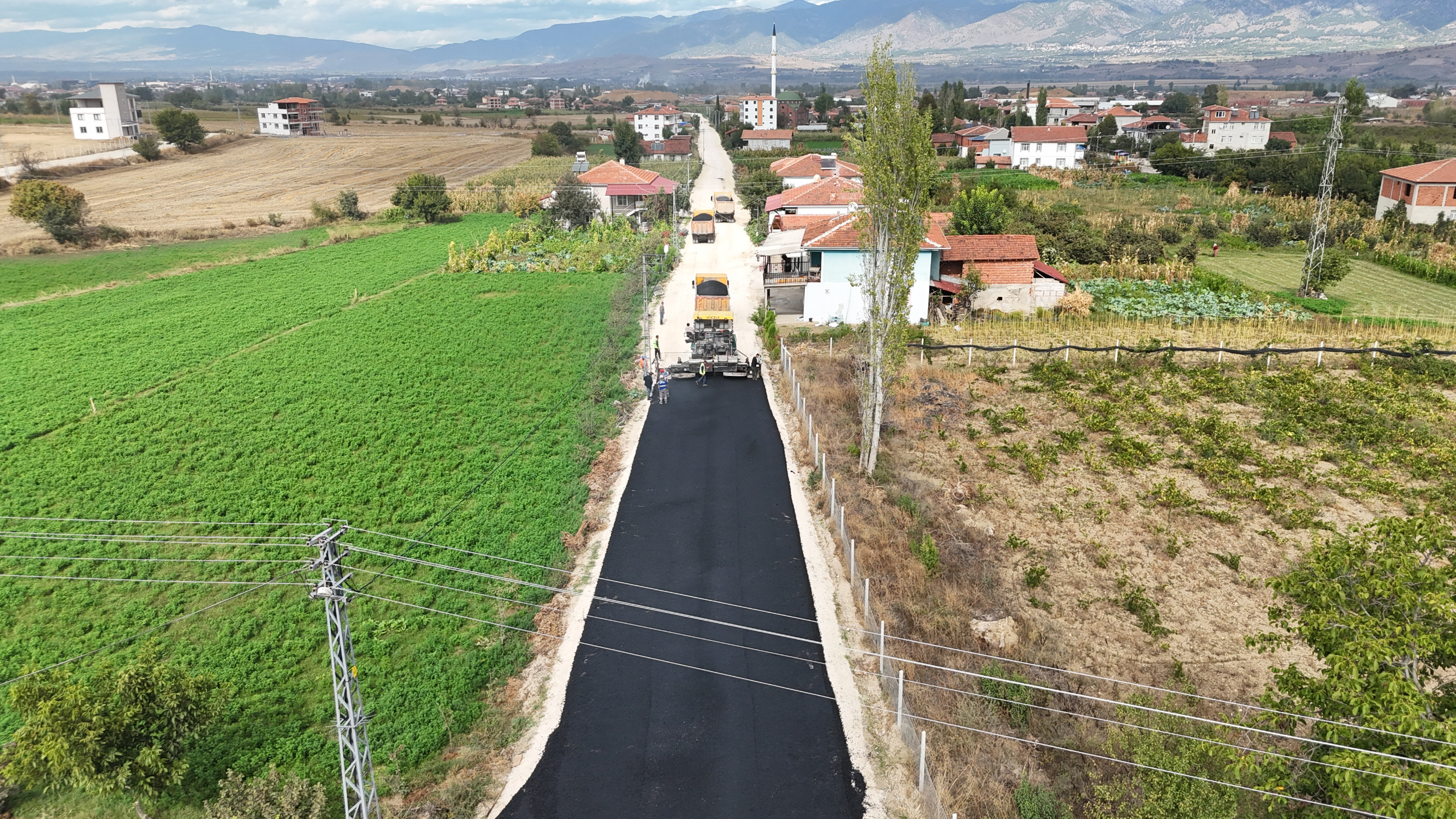 Eski Tokat yolunda asfalt çalışmaları başladı