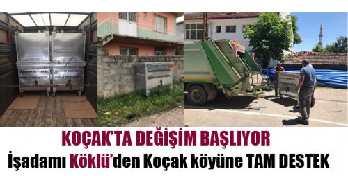 Koçak Köyü Çöp Sorununa Çözüm