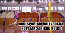 OKULSPORLARI VOLEYBOL' DA KUPALAR SAHİBİNİ BULDU