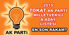 2015 TOKAT MİLLETVEKİLİ A.ADAY LİSTESİ