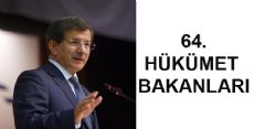 64.HÜKÜMET BAKANLAR LİSTESİ