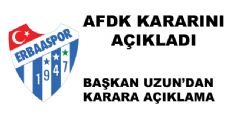 AFDK'nın Erbaaspor Kararı