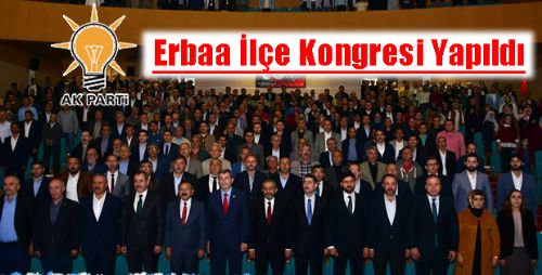 AK Parti Erbaa İlçe Kongresi Yapıldı
