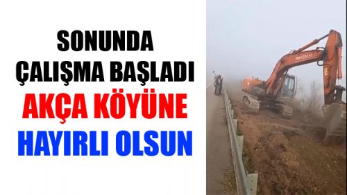 AKÇA KÖYÜ YOL KAVŞAĞI YILLAR SONRA ÇÖZÜME ULAŞIYOR